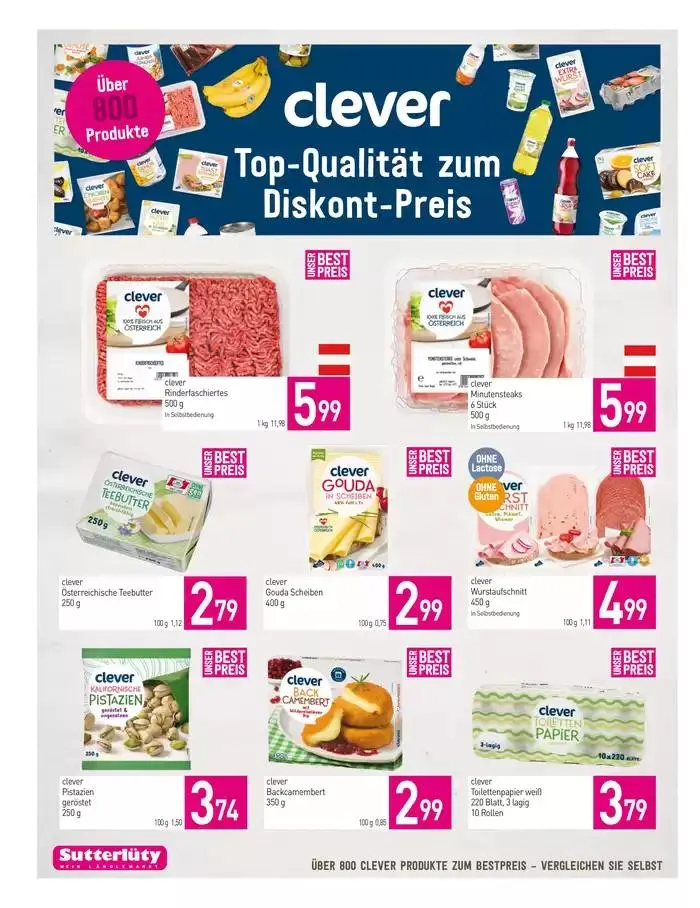 Sutterlüty flugblatt von 9. Jänner bis 14. Jänner 2025 - Flugblätt seite 8