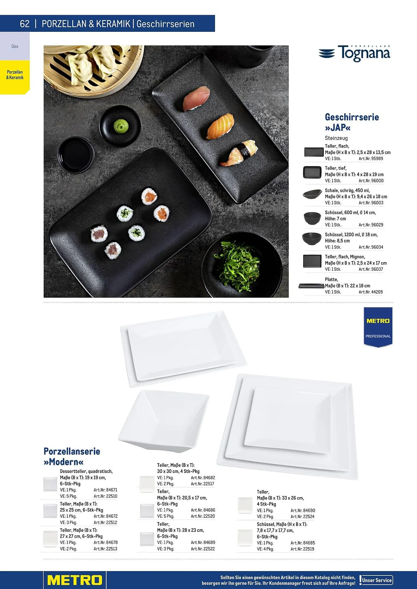 Metro Flugblatt von 25. März bis 31. Dezember 2026 - Flugblätt seite  62