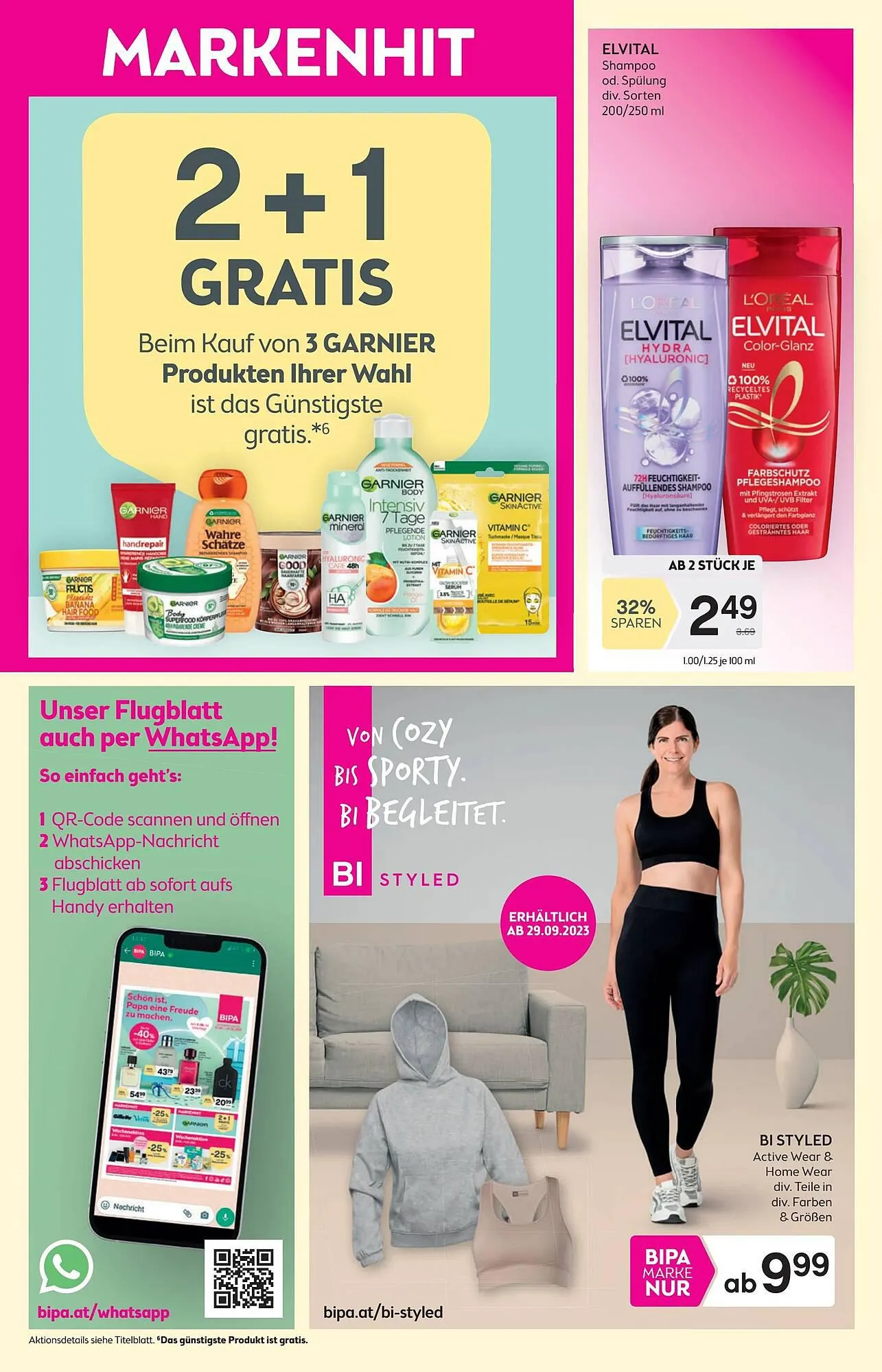 Bipa Flugblatt von 20. September bis 4. Oktober 2023 - Flugblätt seite 5