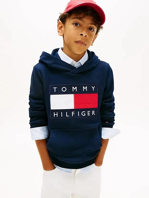 Heritage Hoodie aus Terry mit Flag-Badge