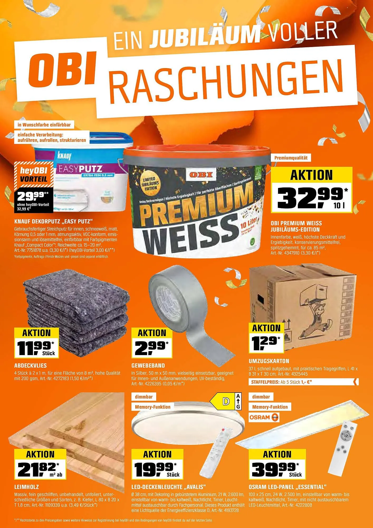 OBI Flugblatt von 16. Oktober bis 31. Oktober 2025 - Flugblätt seite  2