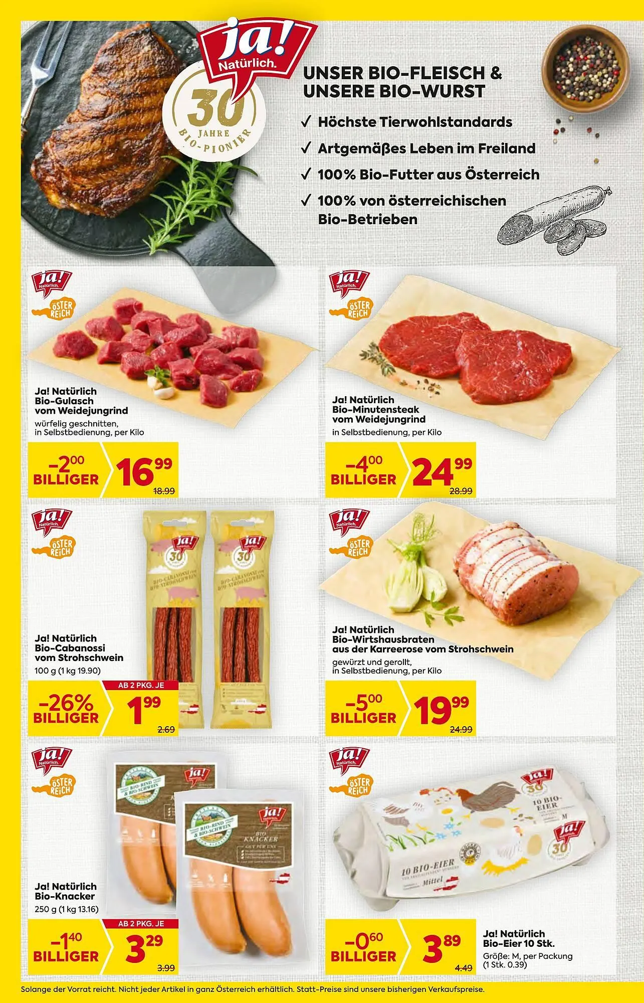 Billa Corso Flugblatt von 26. September bis 2. Oktober 2024 - Flugblätt seite 22