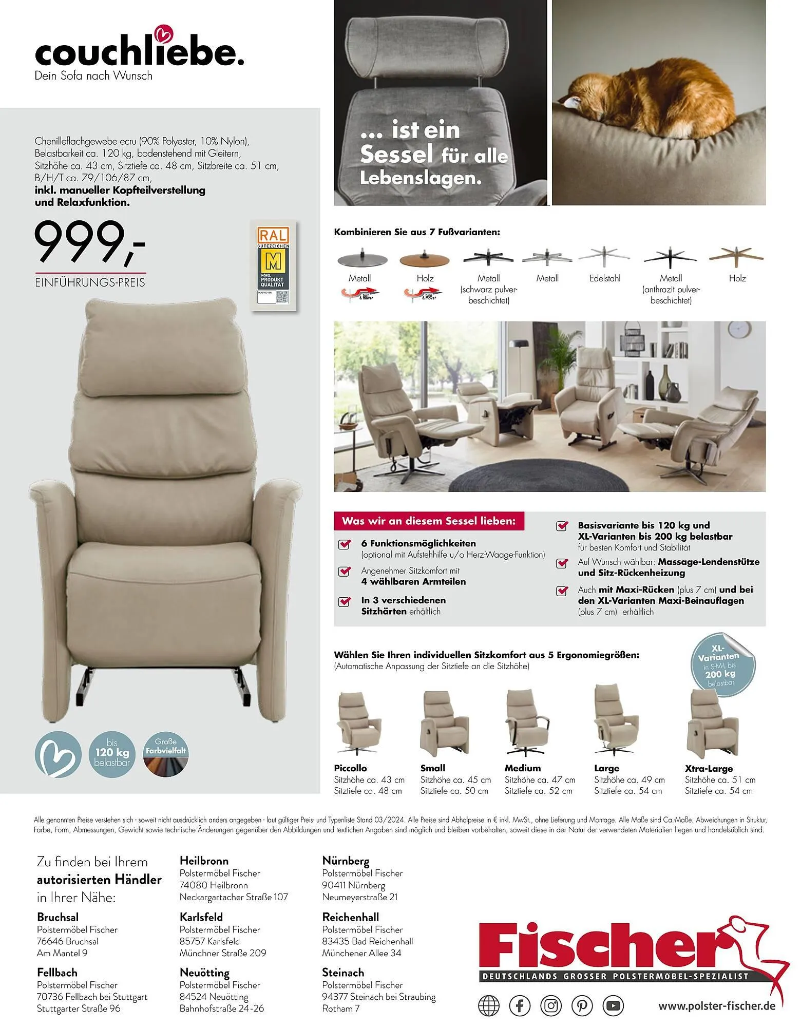 Polstermöbel Fischer Flugblatt von 19. Februar bis 1. Jänner 2027 - Flugblätt seite  10