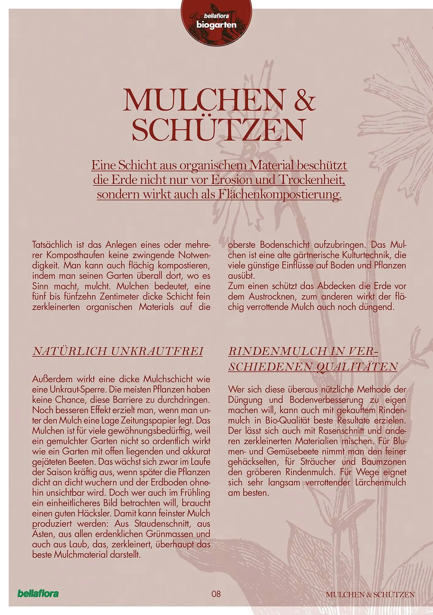 Bellaflora Flugblatt von 3. Jänner bis 31. Mai 2025 - Flugblätt seite  8