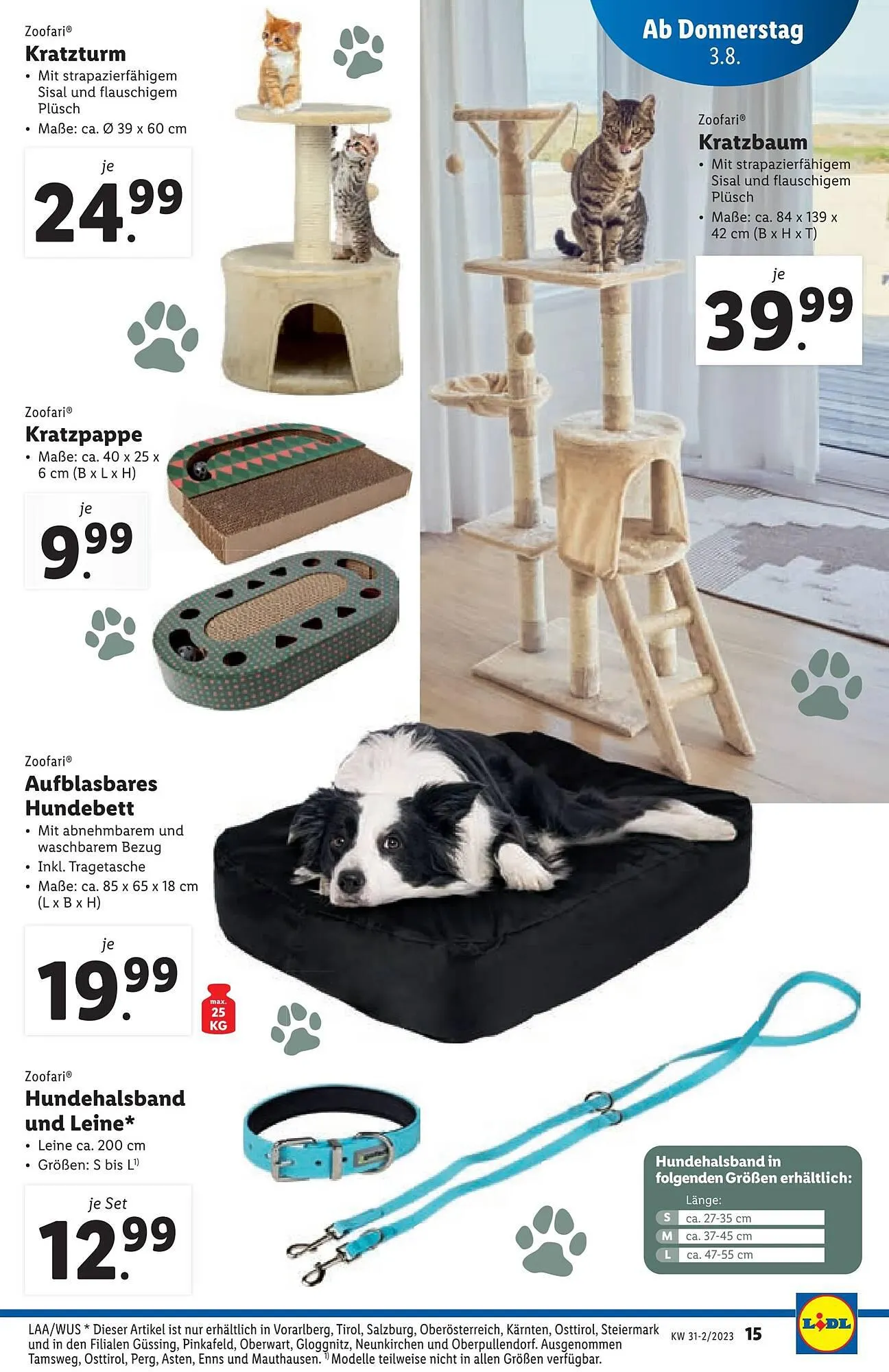 Lidl Flugblatt von 2. August bis 9. August 2023 - Flugblätt seite 15