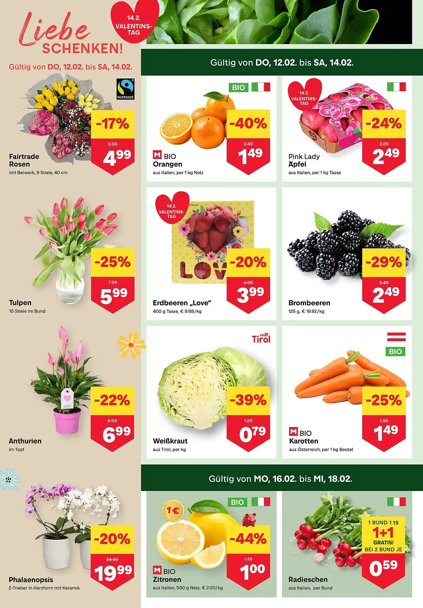 MPreis Flugblatt von 12. Februar bis 18. Februar 2026 - Flugblätt seite  2