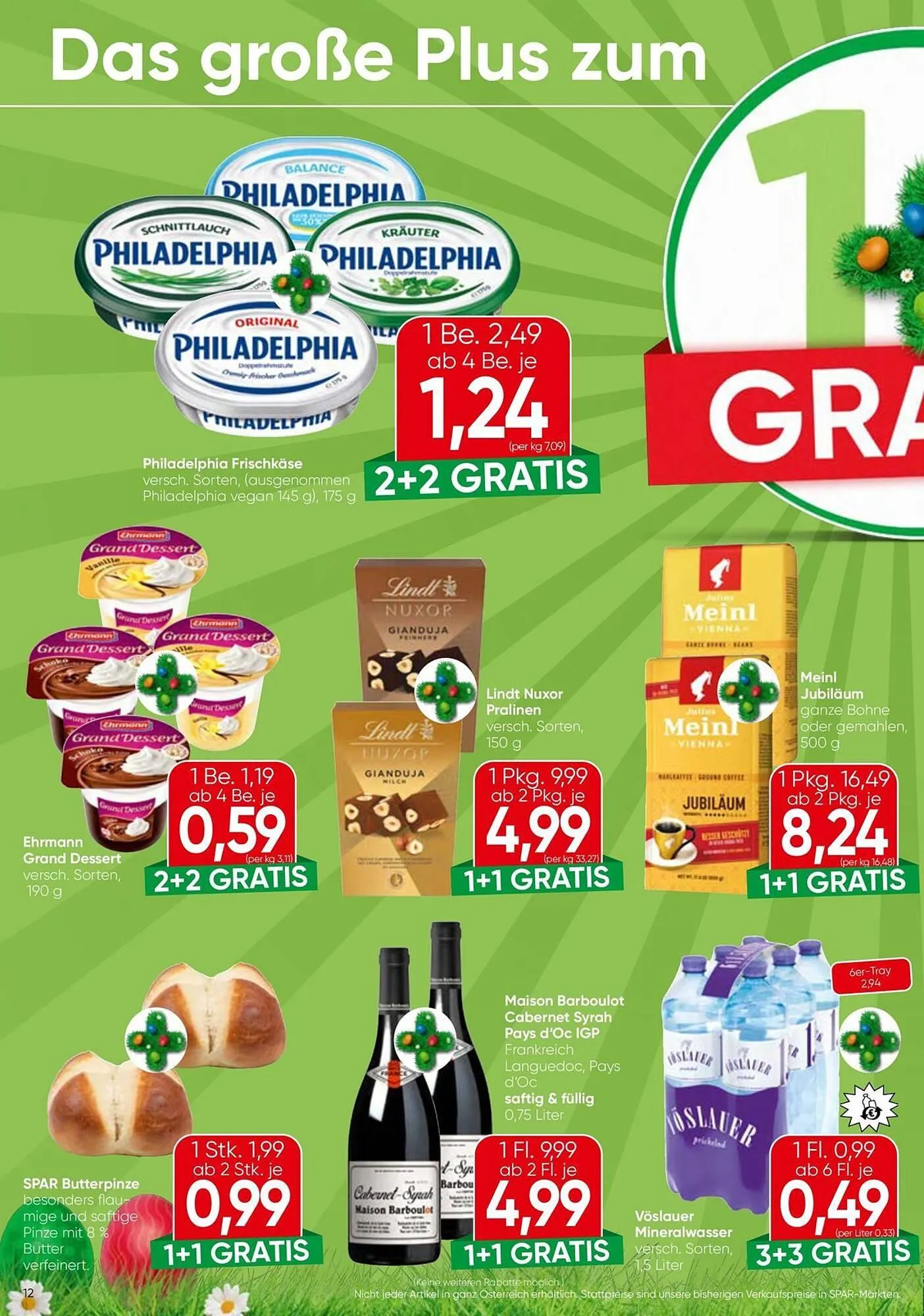 Eurospar Flugblatt von 31. März bis 8. April 2026 - Flugblätt seite  12
