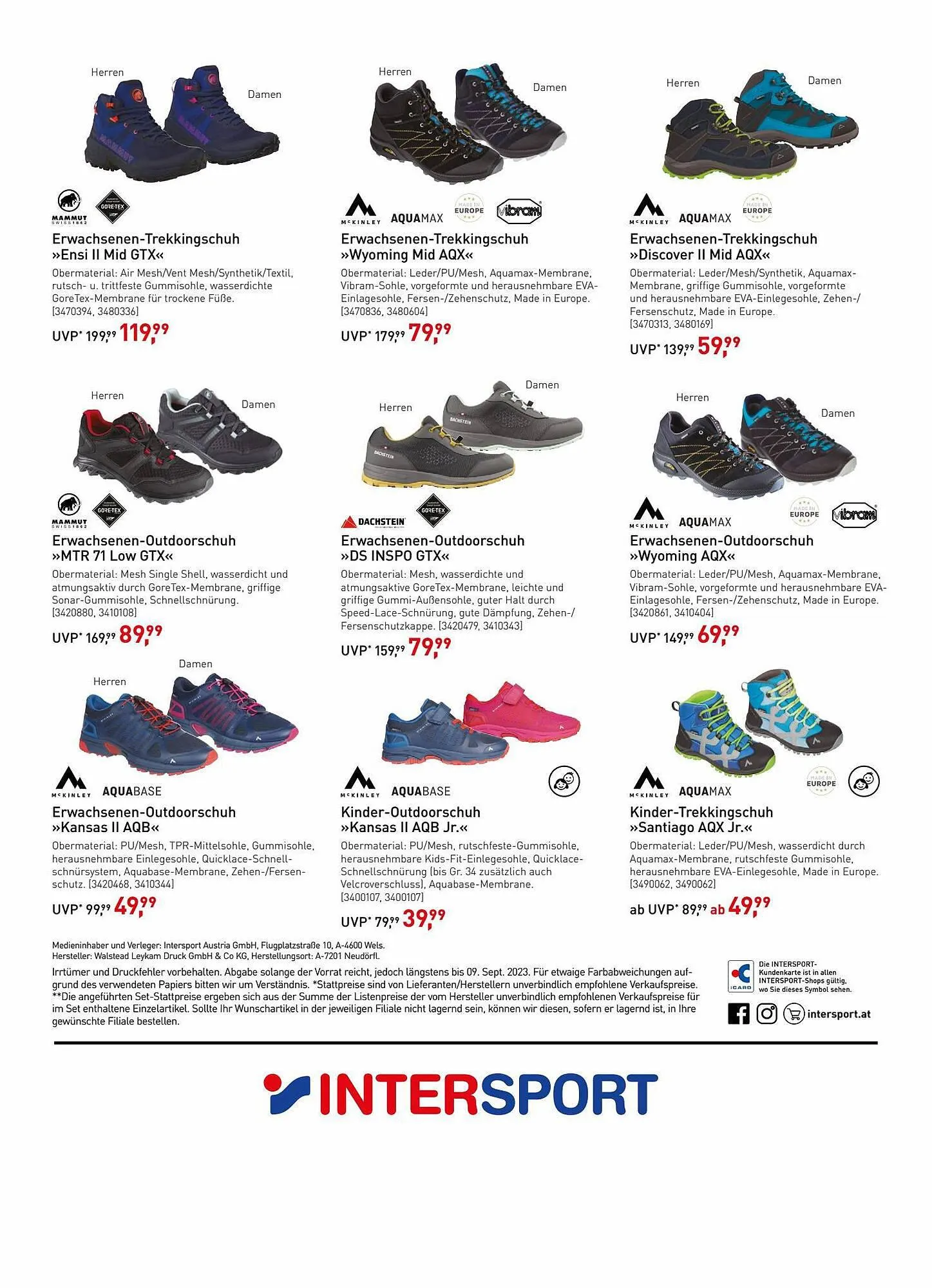 Intersport Flugblatt von 7. September bis 9. September 2023 - Flugblätt seite 8