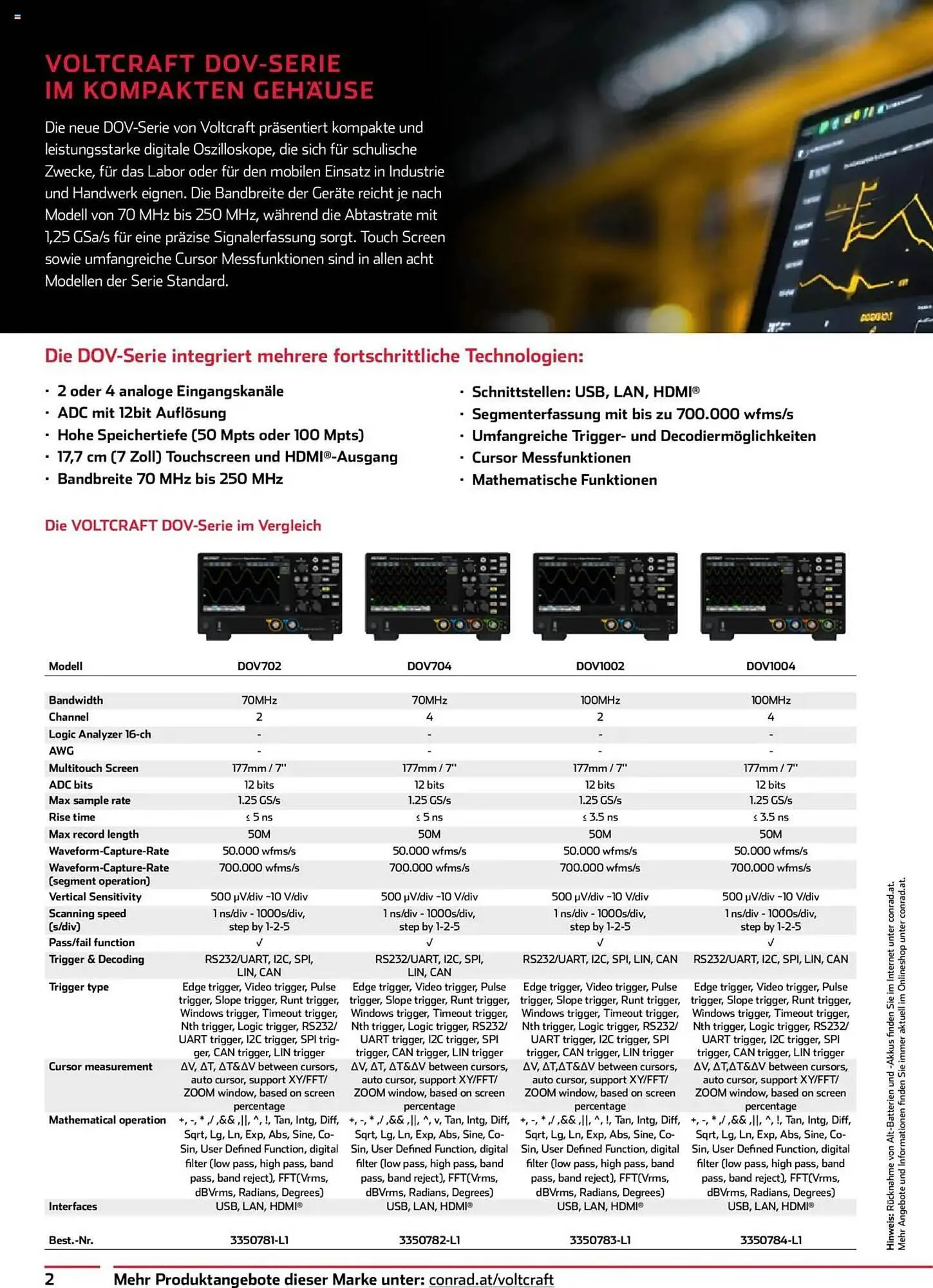 Conrad Katalog von 1. Oktober bis 30. November 2025 - Flugblätt seite  2