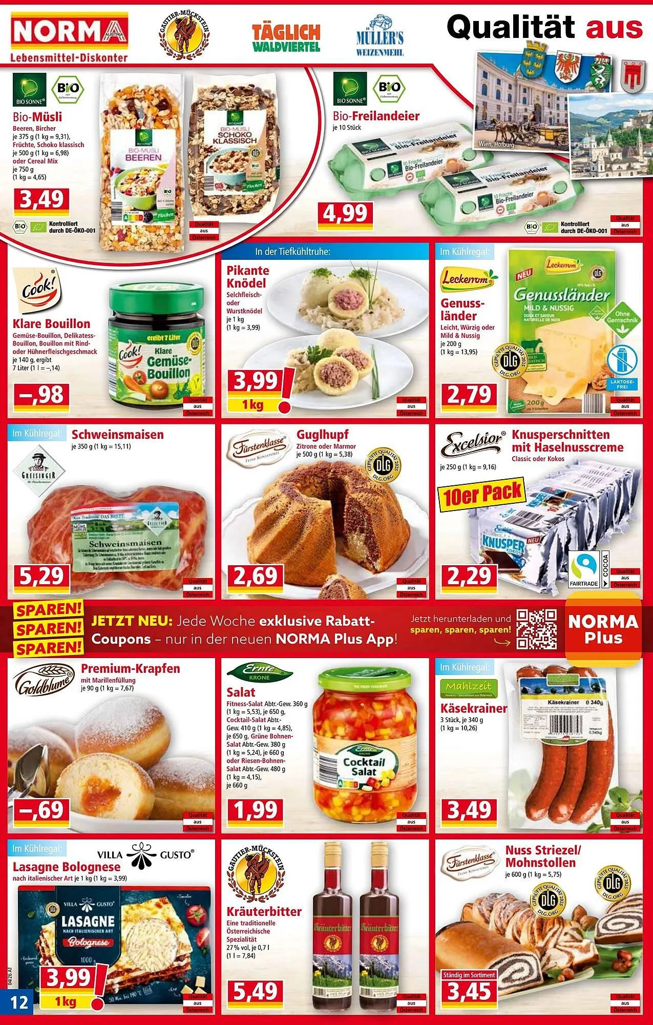 Norma Prospekt von 19. Jänner bis 25. Jänner 2026 - Flugblätt seite  12