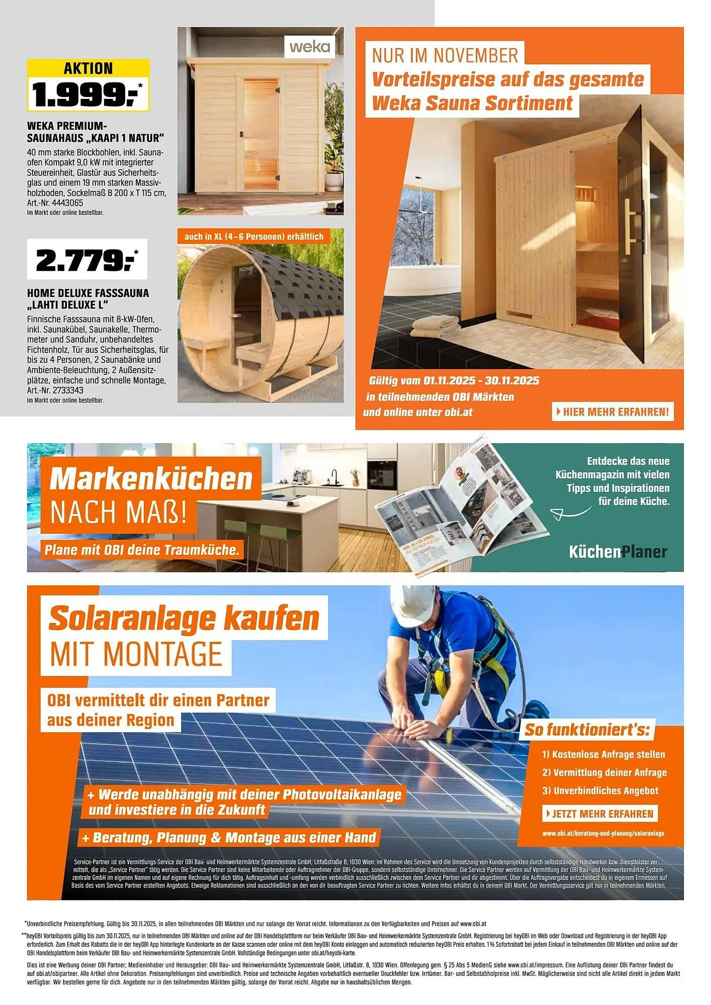 OBI Flugblatt von 1. November bis 13. November 2025 - Flugblätt seite 23