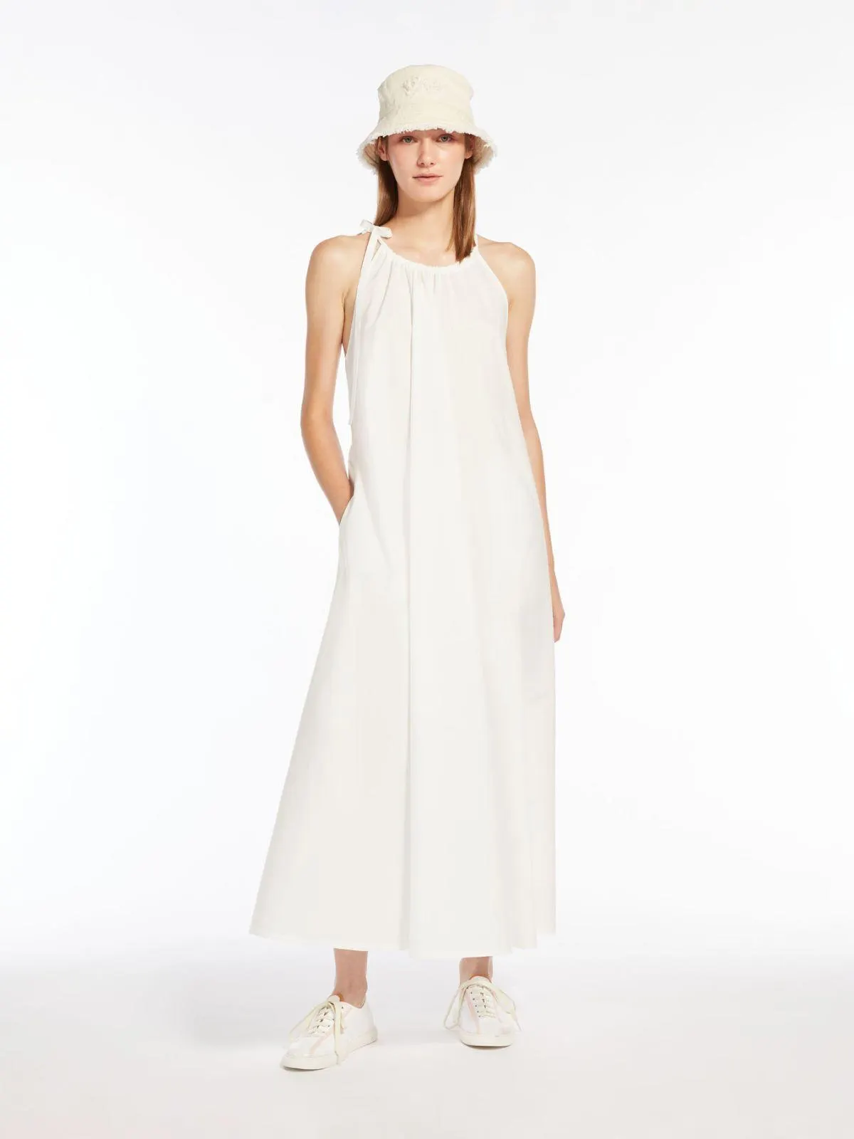 Kleid aus Baumwollpopeline