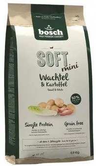 bosch HPC Soft Mini 1kg mit Wachtel und Kartoffel