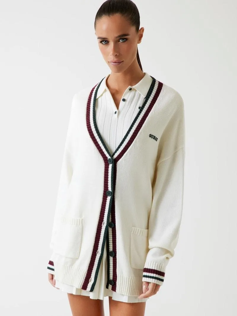 Langer Cardigan Wollmix