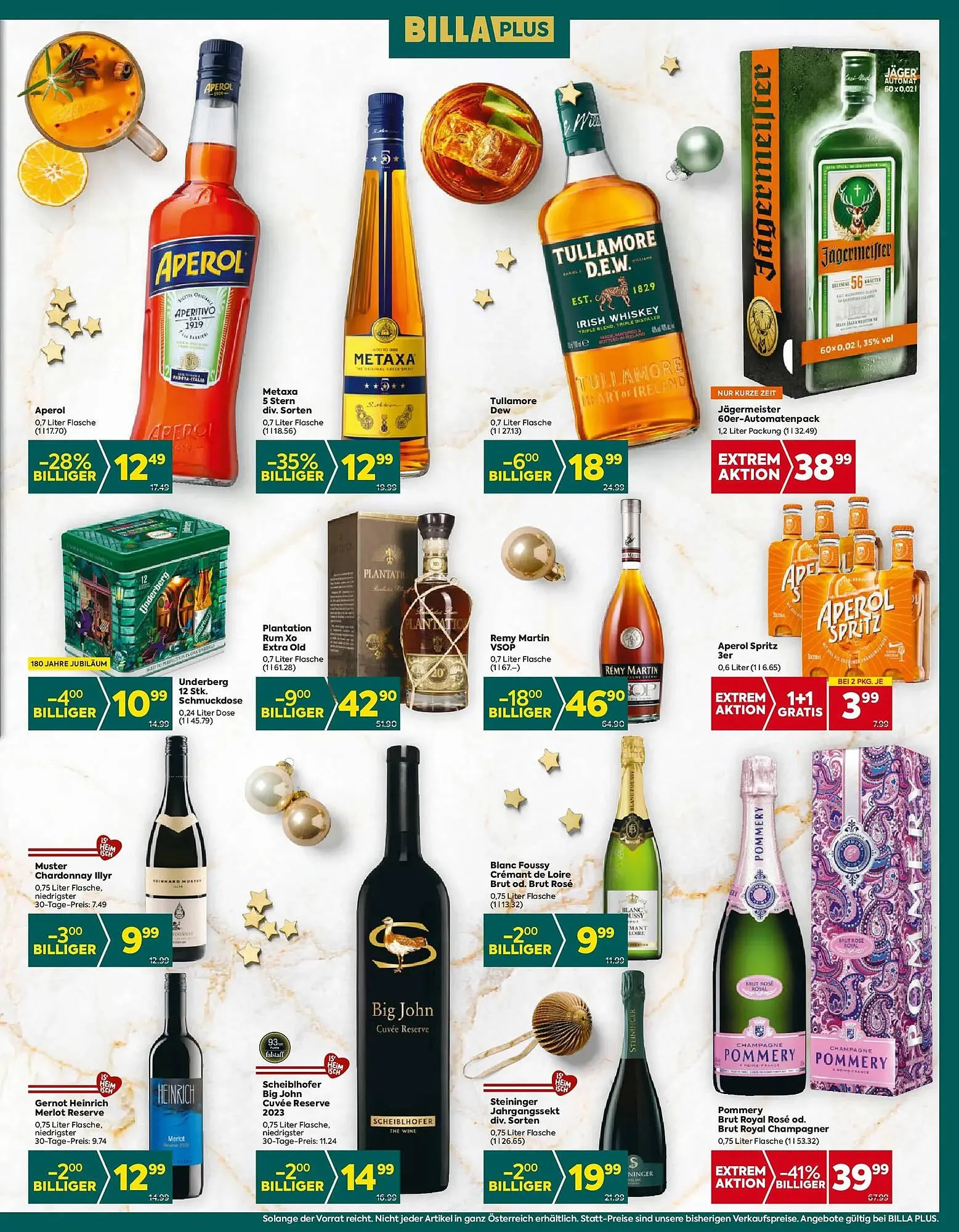 Billa Flugblatt von 18. Dezember bis 24. Dezember 2025 - Flugblätt seite  16