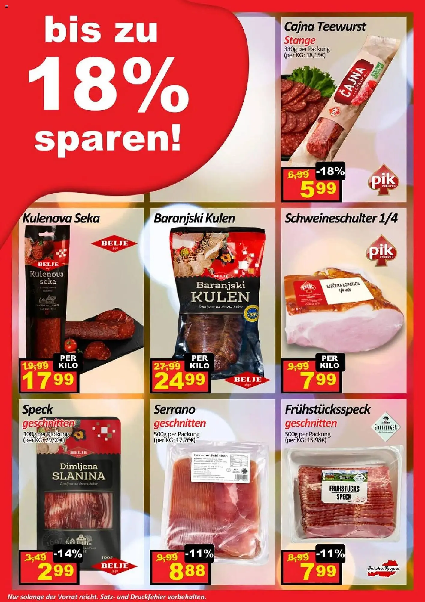 Wurstico Flugblatt von 15. Jänner bis 21. Jänner 2026 - Flugblätt seite  2