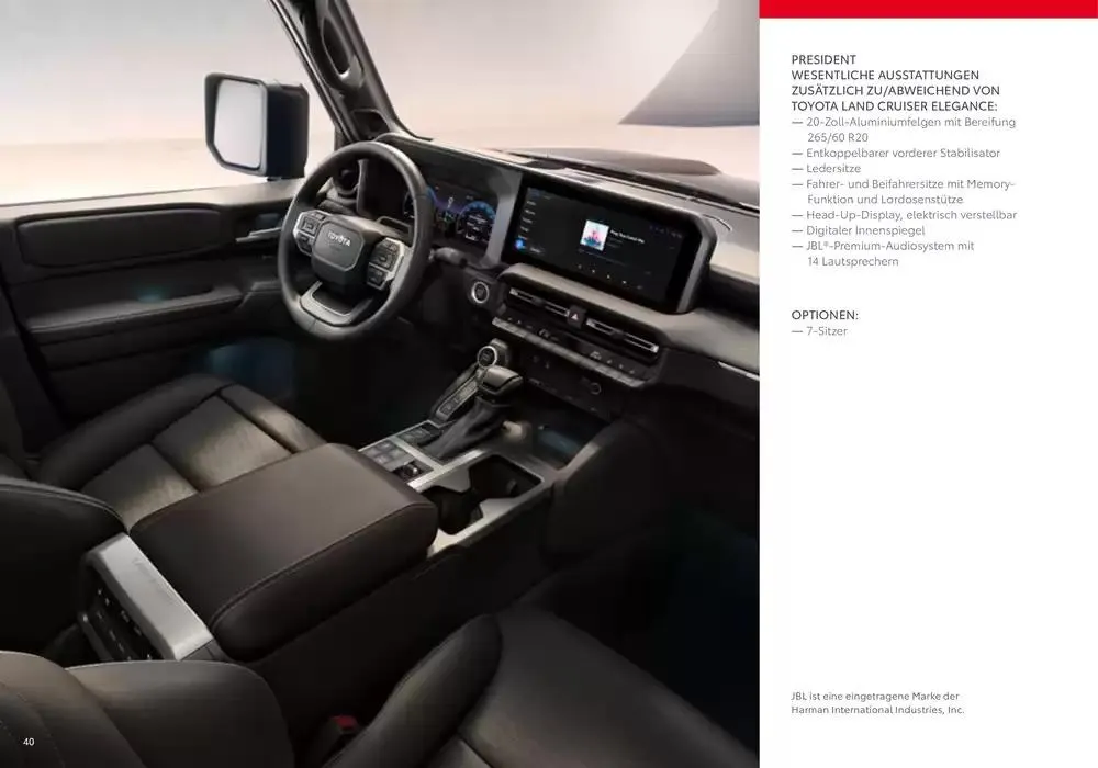 Toyota Land Cruiser von 12. Februar bis 12. Februar 2026 - Flugblätt seite 40
