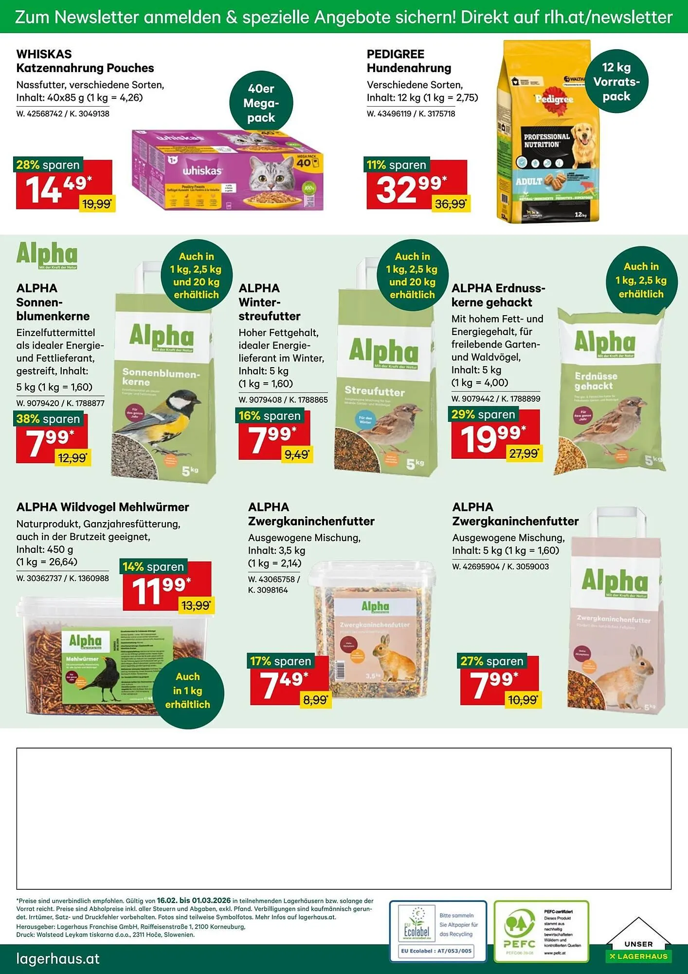 Lagerhaus Flugblatt von 16. Februar bis 1. März 2026 - Flugblätt seite  9