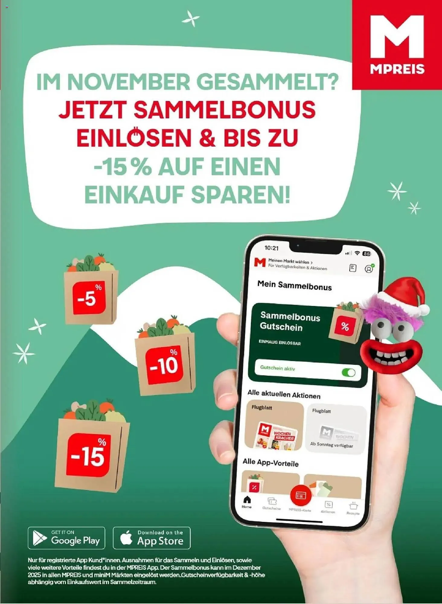 MPreis Flugblatt von 25. Dezember bis 31. Dezember 2025 - Flugblätt seite 21