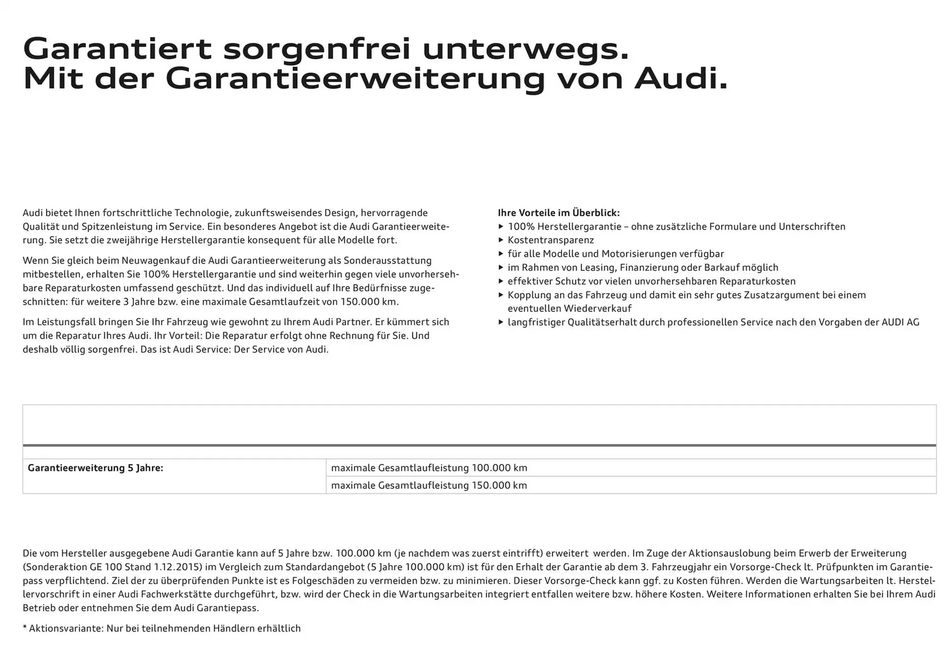 Audi Flugblatt von 20. November bis 20. November 2025 - Flugblätt seite 95