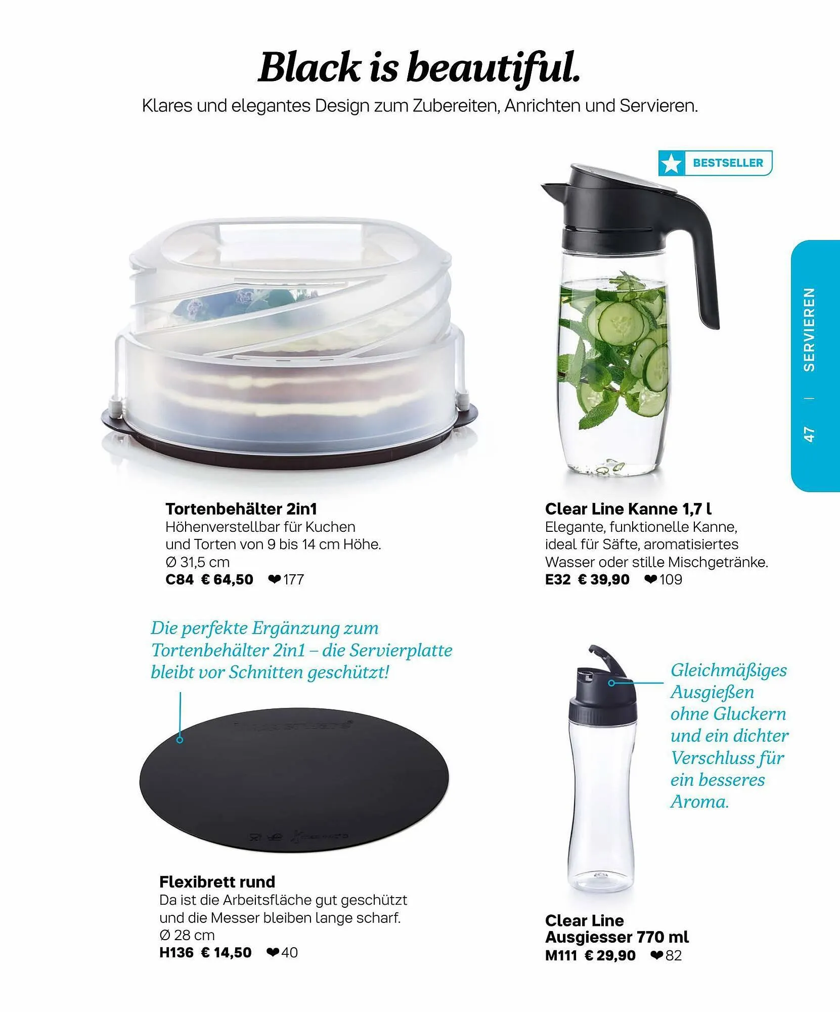 Tupperware Flugblatt von 6. März bis 31. August 2023 - Flugblätt seite 47