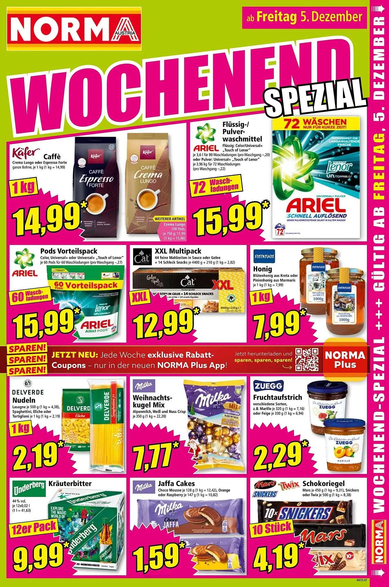 Norma Prospekt von 1. Dezember bis 7. Dezember 2025 - Flugblätt seite 17