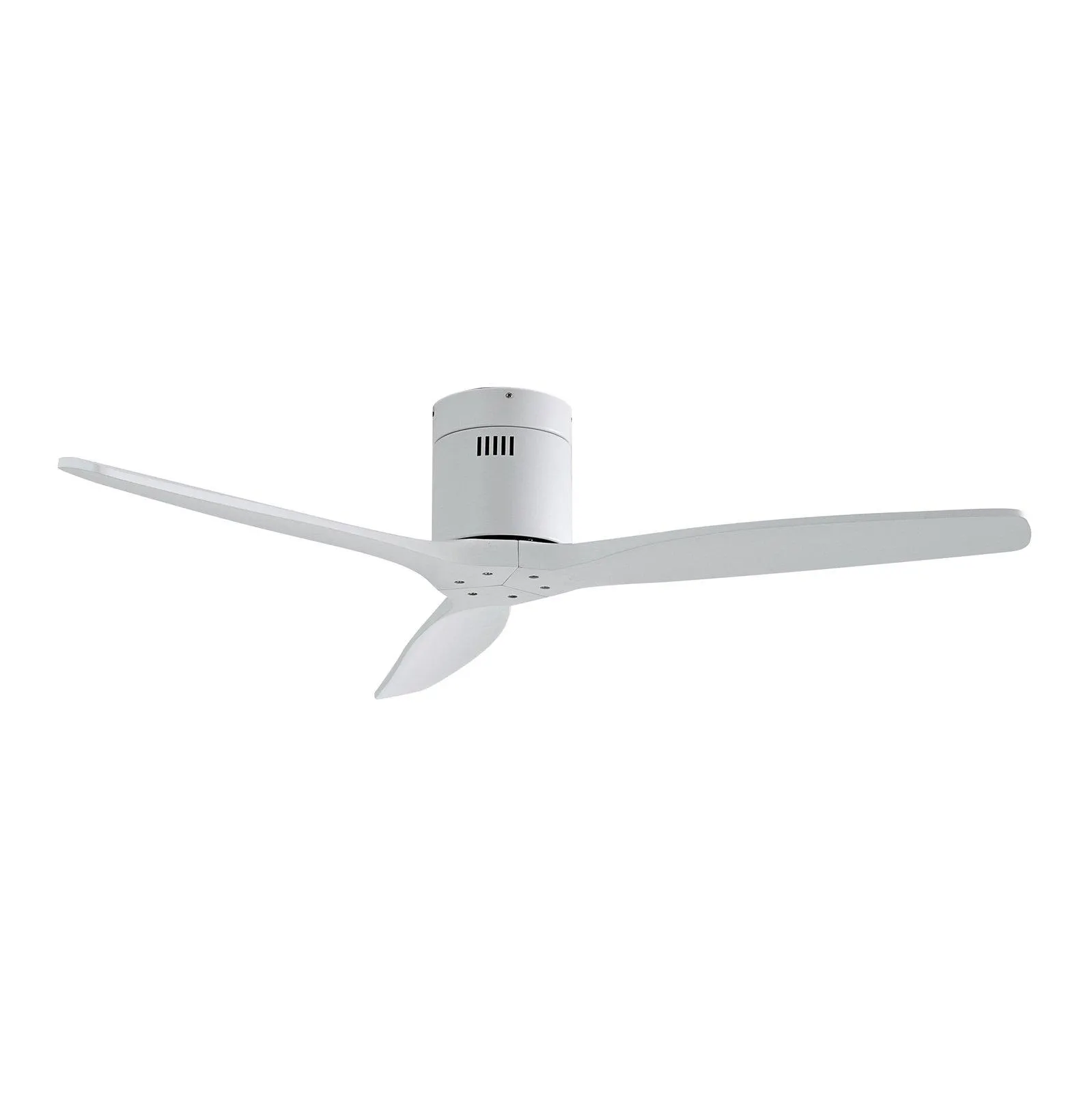 Lucande Deckenventilator Vindur, weiß, DC, leise, Ø 132 cm