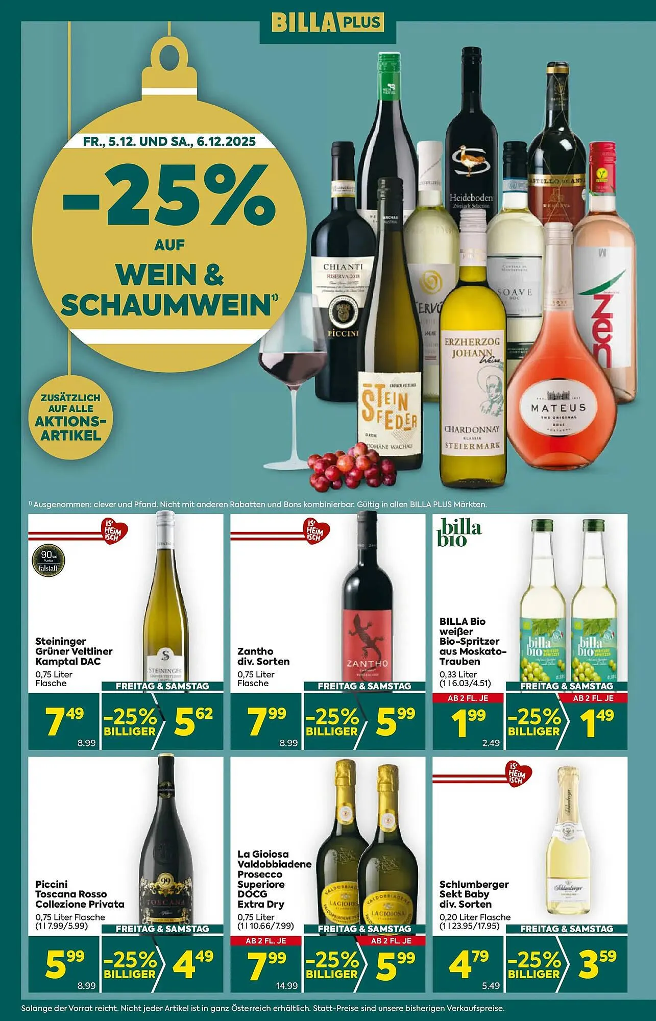 Billa Flugblatt von 4. Dezember bis 10. Dezember 2025 - Flugblätt seite 2