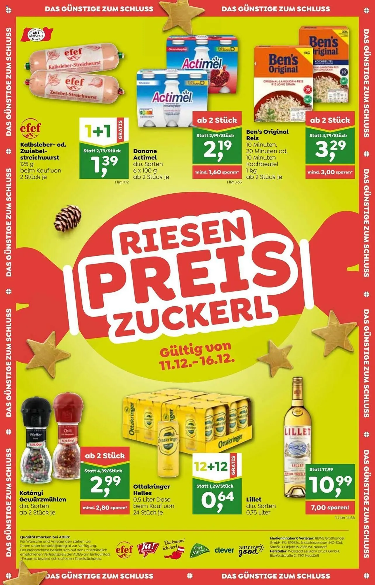 ADEG Flugblatt von 11. Dezember bis 16. Dezember 2023 - Flugblätt seite  12