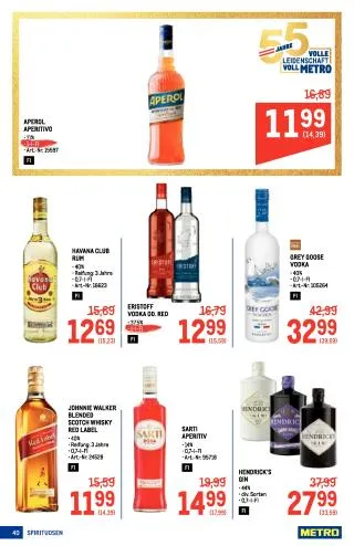 METRO Flugblatt Food - Metro Profi von 17. September bis 30. September 2026 - Flugblätt seite  40
