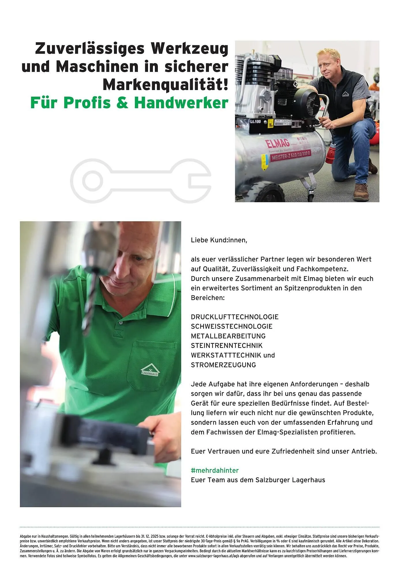 Salzburger Lagerhaus Flugblatt von 23. April bis 31. Dezember 2025 - Flugblätt seite 2