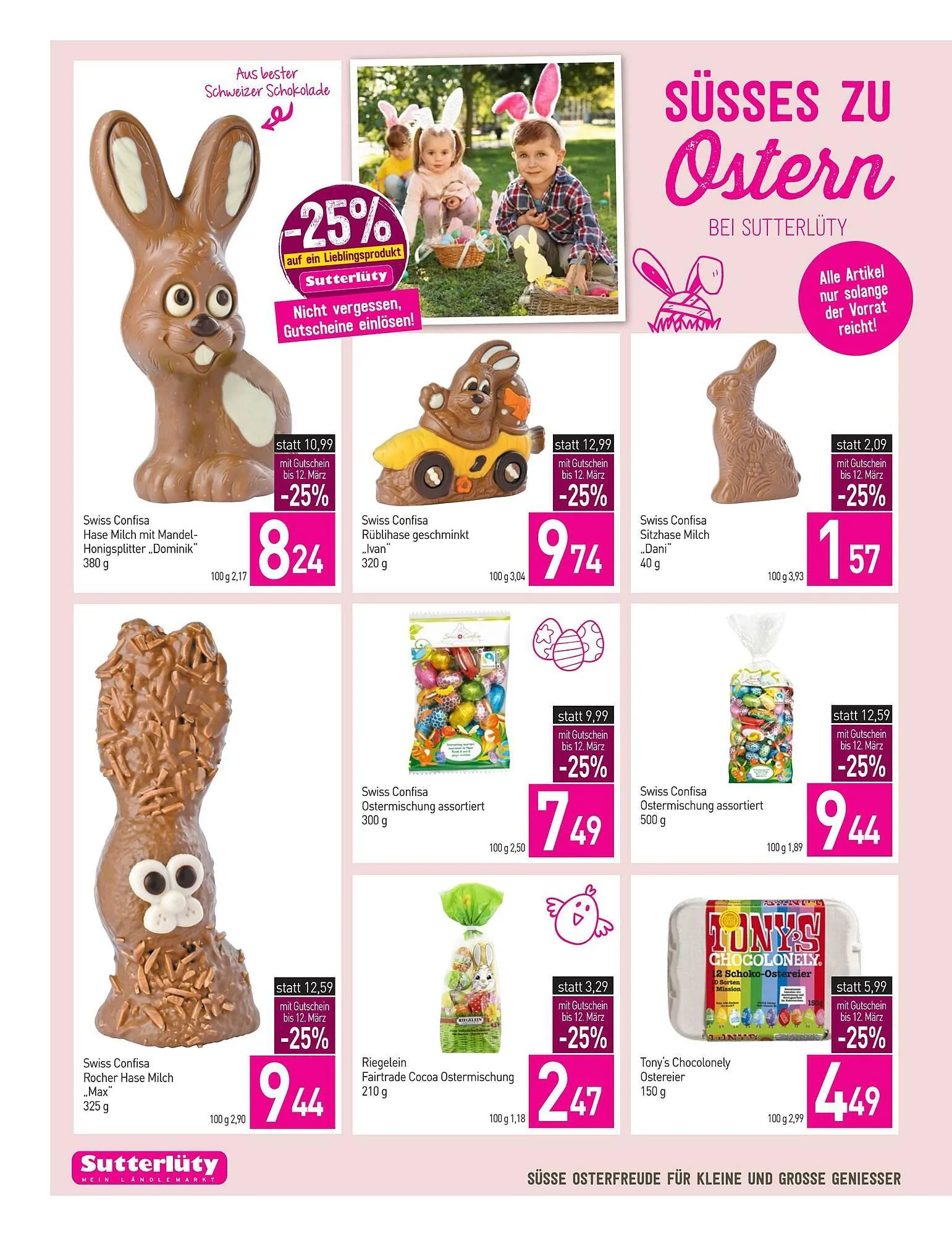 Sutterlüty Flugblatt von 5. März bis 10. März 2026 - Flugblätt seite 12