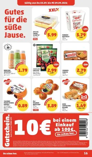 PENNY Flugblatt von 3. September bis 9. September 2026 - Flugblätt seite 16