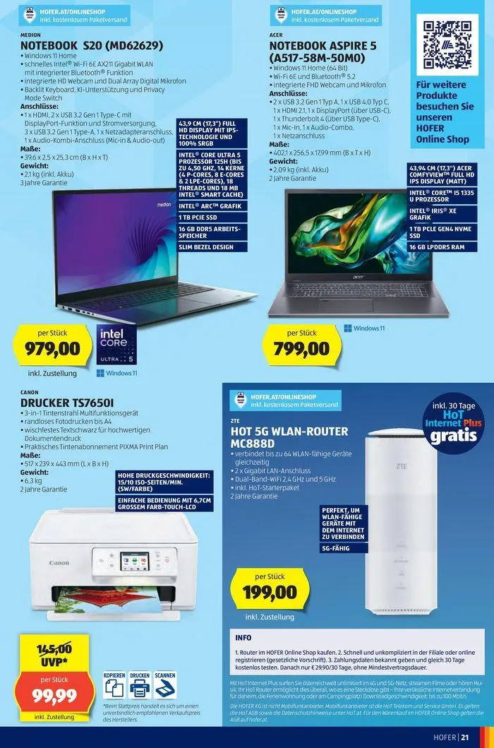 Blättern Sie online im HOFER Flugblatt von 22. Mai bis 5. Juni 2024 - Flugblätt seite 25