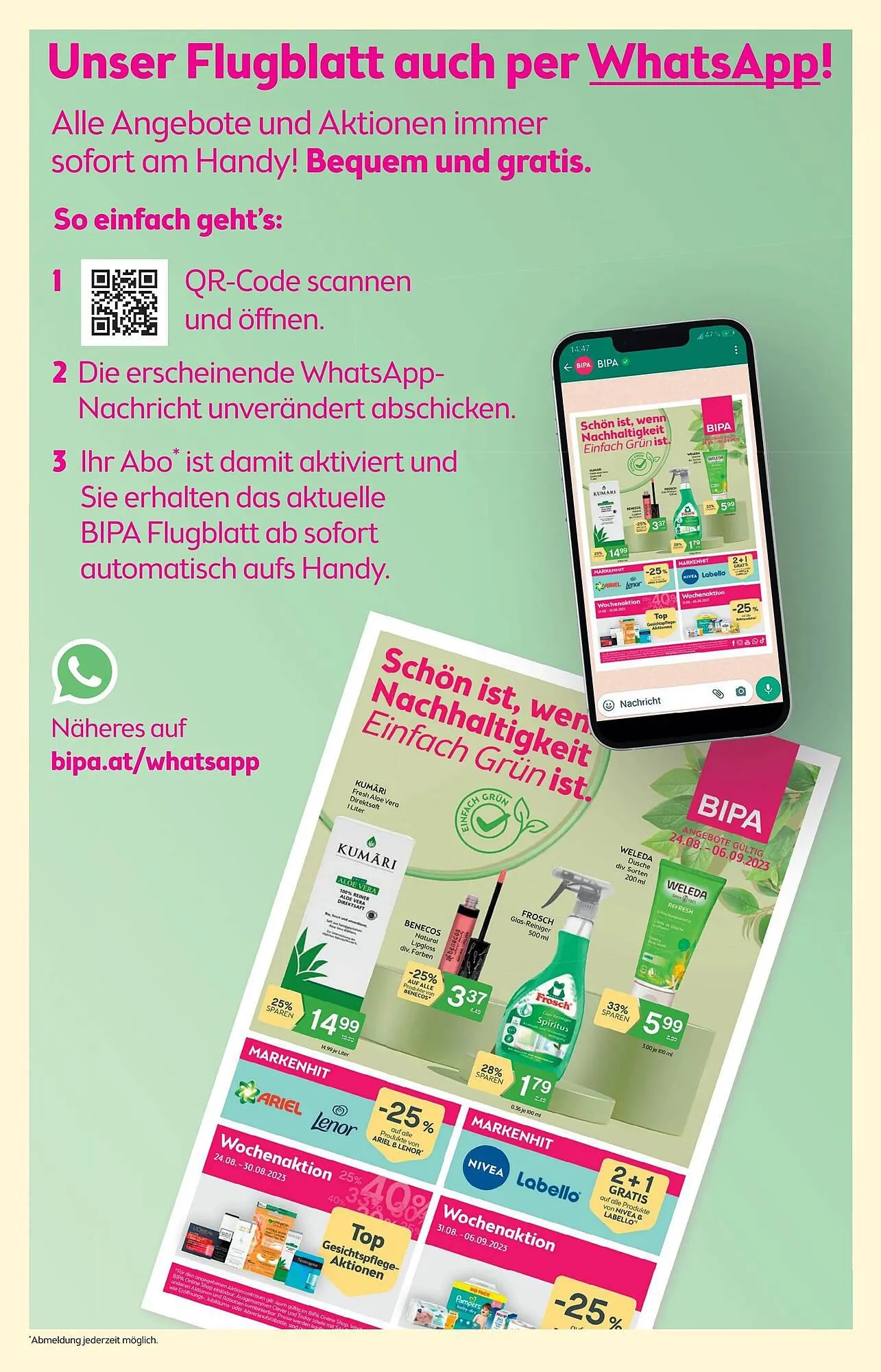 Bipa Flugblatt von 23. August bis 6. September 2023 - Flugblätt seite 11