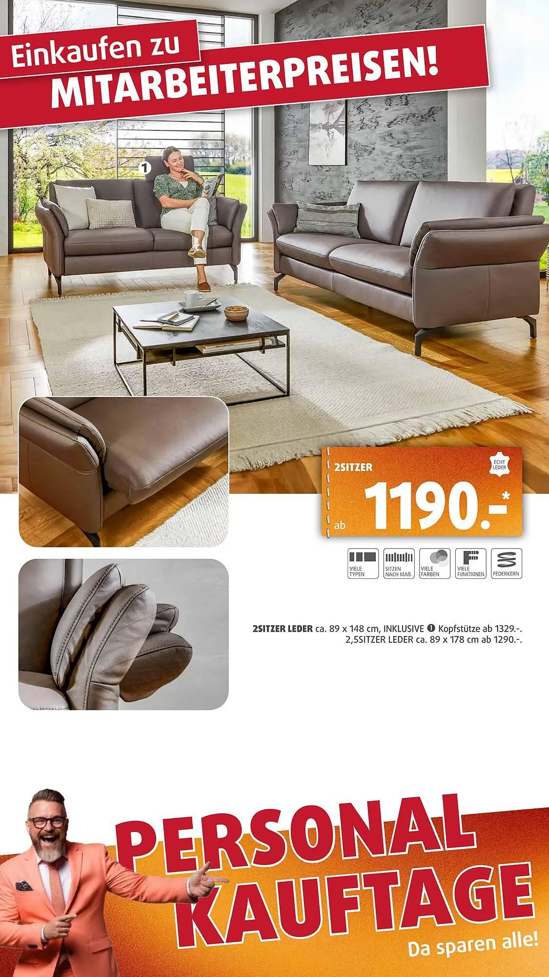 Polstermöbel Fischer Flugblatt von 19. Februar bis 3. März 2026 - Flugblätt seite 12