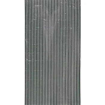 Verzierwachsstreifen flach, silber, 20 cm, 39 Stück