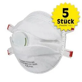 GEBOL 5 Feinstaubmasken FFP3