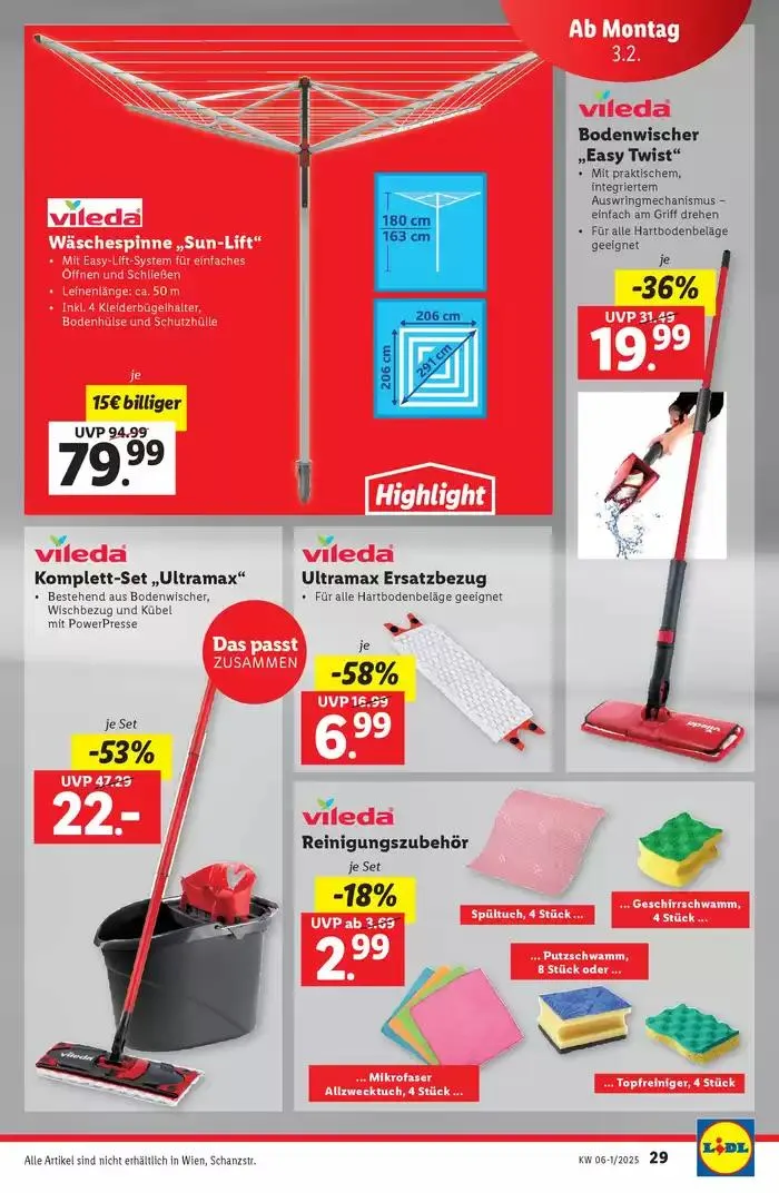 Tolles Angebot für alle Kunden von 30. Jänner bis 5. Februar 2025 - Flugblätt seite 33