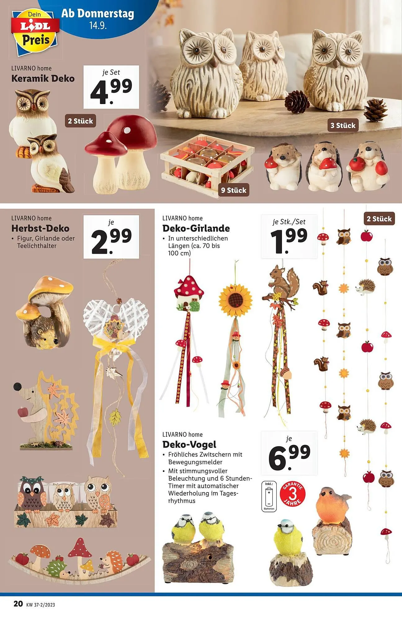 Lidl Flugblatt von 13. September bis 20. September 2023 - Flugblätt seite 20