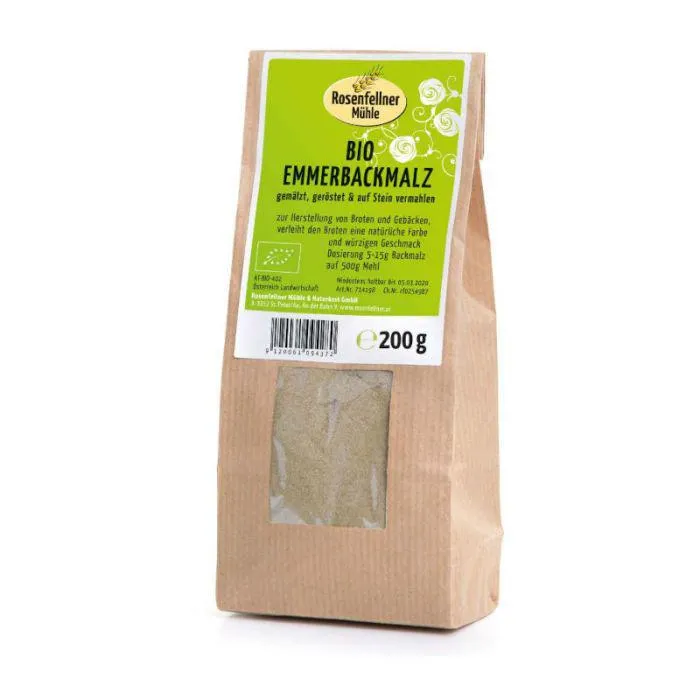 Rosenfellner Mühle Bio Emmer Backmalz 200g