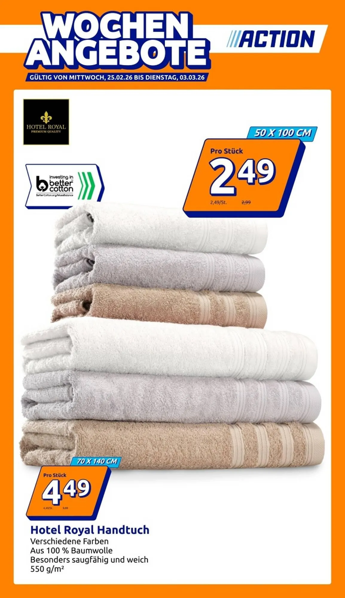 Action Flugblatt von 25. Februar bis 3. März 2026 - Flugblätt seite 1