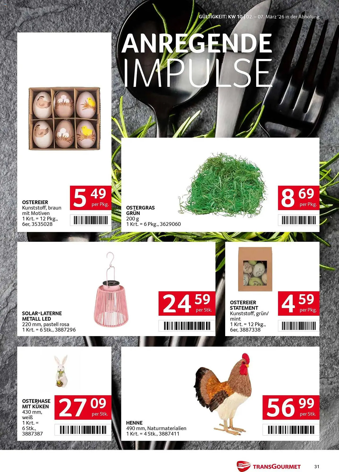 Transgourmet Flugblatt von 2. März bis 7. März 2026 - Flugblätt seite  30