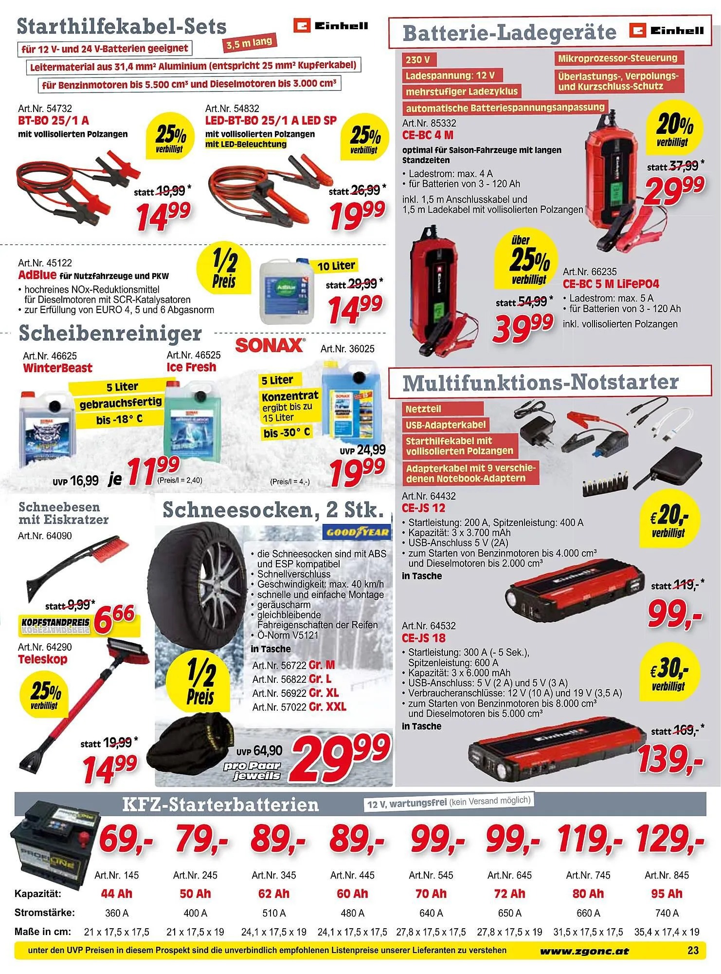 Zgonc Flugblatt von 1. Dezember bis 31. Dezember 2023 - Flugblätt seite 23