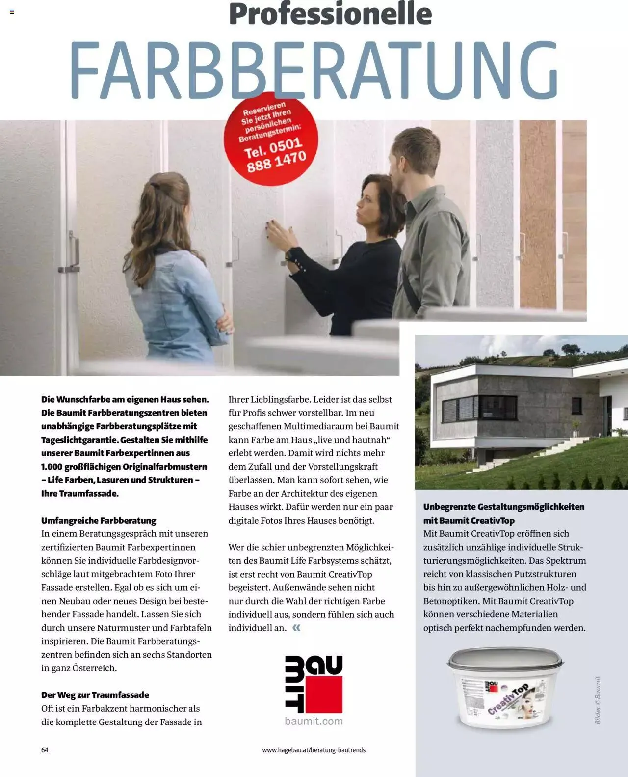 Hagebau Bautrends von 4. April bis 31. Dezember 2024 - Flugblätt seite 64