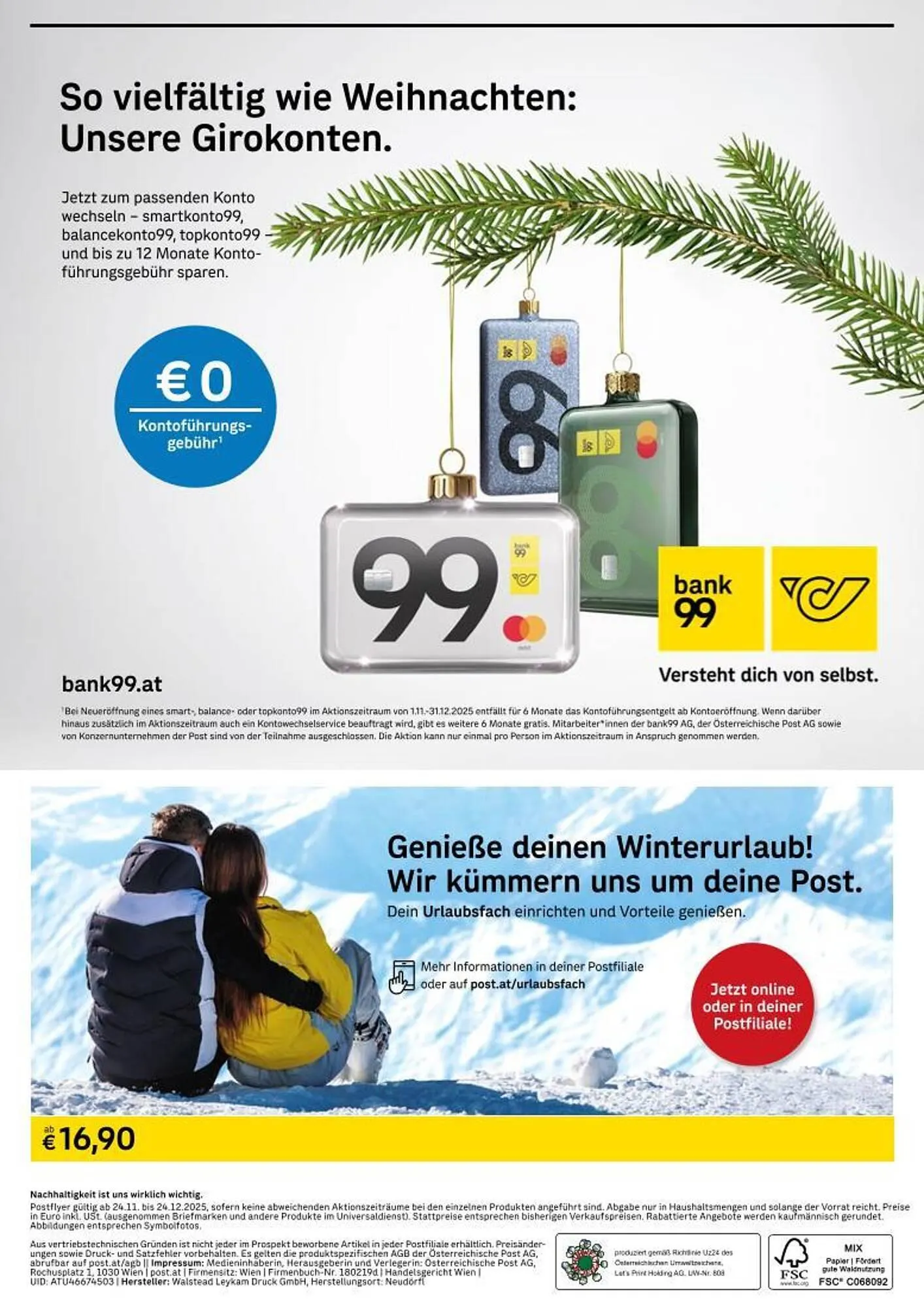 Post Flugblatt von 24. November bis 24. Dezember 2025 - Flugblätt seite 8