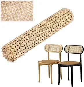GZGXKJ 1 Roll Wiener Geflecht 42 x 100cm Kunststoff Geflecht Rattan-Gurtband Rattan Gewebtes Offenmaschiges Rohr für MöBel StüHle SchräNke Decken