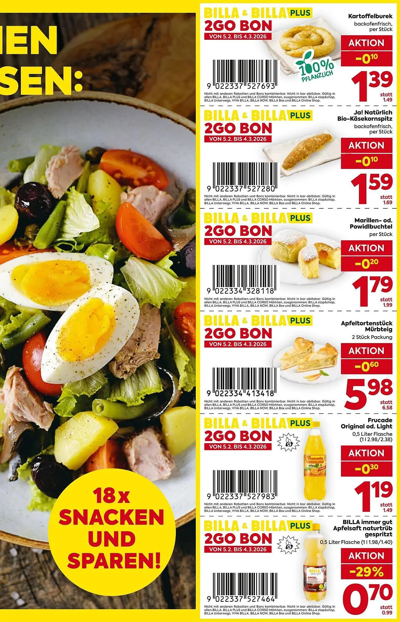 Billa Flugblatt von 5. Februar bis 4. März 2026 - Flugblätt seite  3