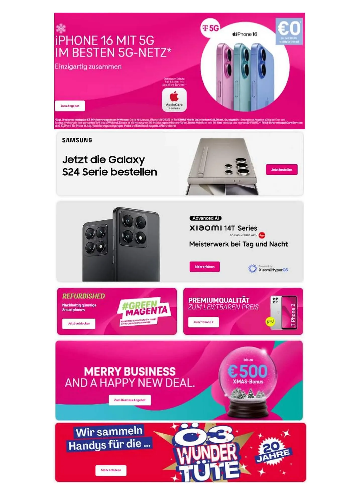 Magenta Flugblatt von 17. Dezember bis 23. Dezember 2024 - Flugblätt seite 2