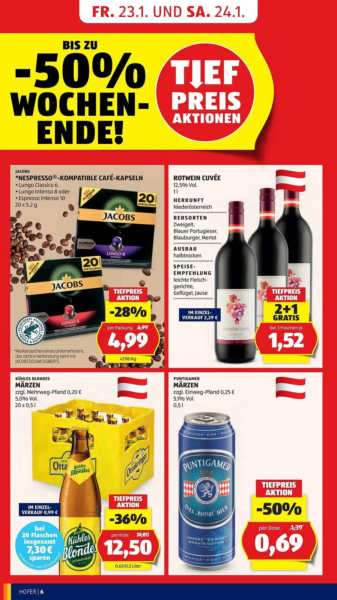 Hofer Flugblatt von 23. Jänner bis 30. Jänner 2026 - Flugblätt seite 8